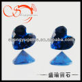 heart shape blue lab created spinel gemstone spinel SPHS-4x4-113#